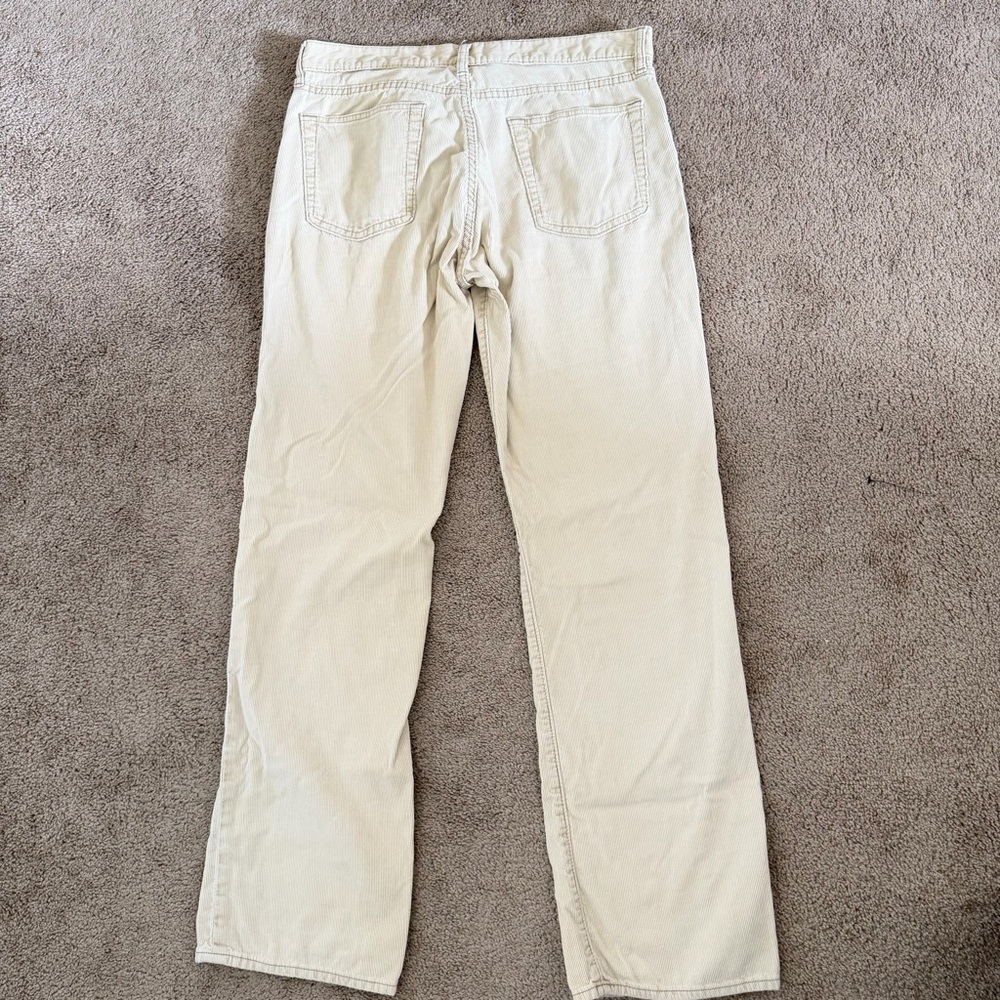 Vintage Gap Corduroy Pants Mens 32x34 Tan Straight Fit - Picture 5 of 5